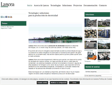 Tablet Screenshot of lancea.es